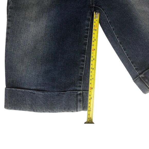 Tommy Jeans Size 3 Luy Luy Bermuda Denim Juniors Bermuda Cuffed Zipper Button - Picture 10 of 13